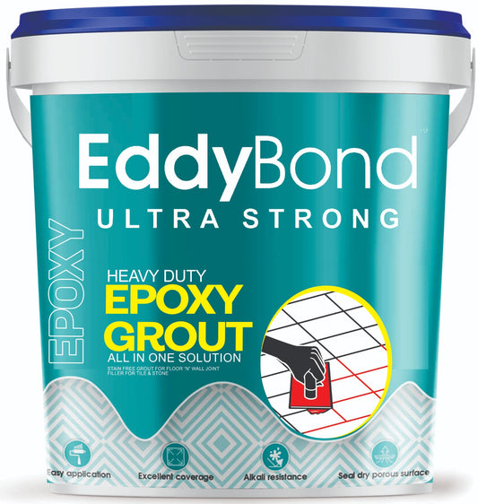 EddyBond Premium Epoxy Grout Black Golden 5 KG